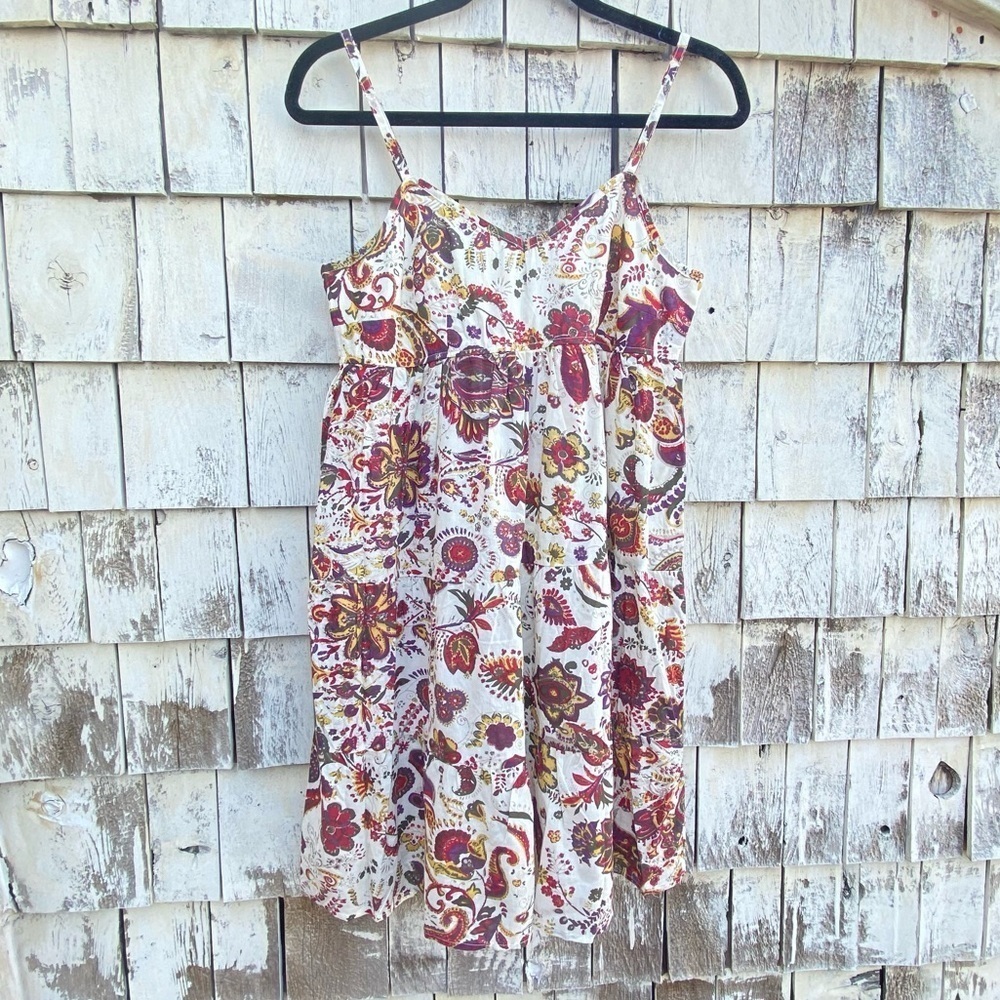 Suzy Shier Printed Flare Straps Summer Dress